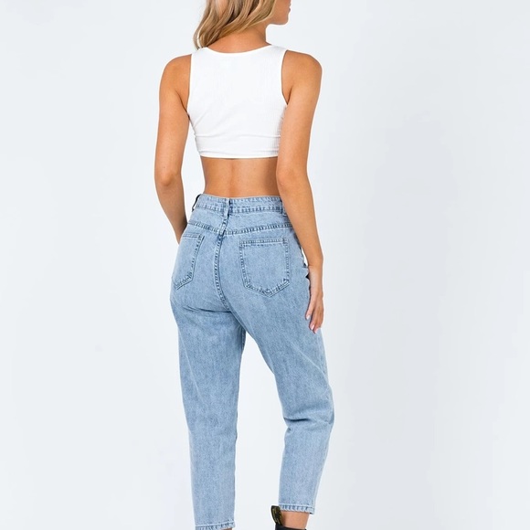 Princess Polly blue jeans - Picture 2 of 3